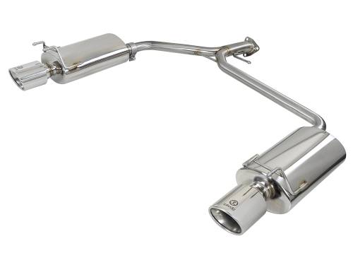 Afe - Advance Flow Engineering - 49-36604 | AFE Power Takeda 1-3/4 IN to 2-1/4 IN 304 Stainless Steel Axle-Back Exhaust w/ Polish Tips (2013-2016 Accord L4-2.4L)