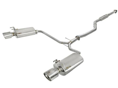Afe - Advance Flow Engineering - 49-36609 | AFE Power Takeda 2-1/2 IN to 1-3/4 IN 304 Stainless Steel Cat-Back Exhaust System (2013-2016 Accord)