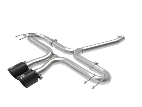 Afe - Advance Flow Engineering - 49-36625-B | AFE Power Takeda 2-1/2 IN 304 Stainless Steel Axle-Back Exhaust System w/ Black Tips (2017-2021 Civic Sport L4-1.5L t)