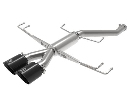 Afe - Advance Flow Engineering - 49-36626-B | AFE Power Takeda 2-1/2 IN 304 Stainless Steel Axle-Back Exhaust System w/ Black Tips (2017-2021 Civic Type R L4-2.0L t)