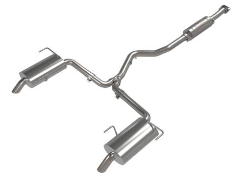 Afe - Advance Flow Engineering - 49-36805 | AFE Power Takeda 2-1/2 IN to 2-1/4 IN 304 Stainless Steel Cat-Back Exhaust System (2020-2024 Outback H4-2.4L t)