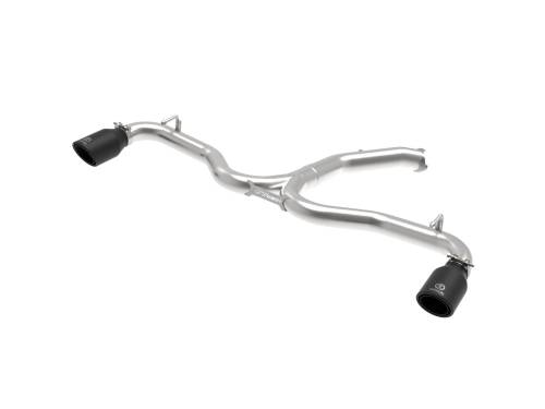 Afe - Advance Flow Engineering - 49-37002-1B | AFE Power Takeda 3 IN to 2-1/2 IN 304 Stainless Steel Axle-Back Exhaust w/ Black Tip (2018-2020 Elantra GT L4-1.6L t)