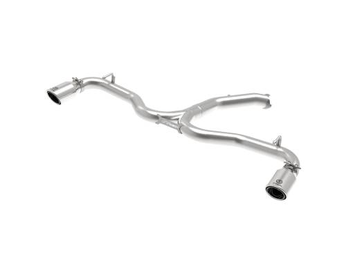 Afe - Advance Flow Engineering - 49-37002-1P | AFE Power Takeda 3 IN to 2-1/2 IN 304 Stainless Steel Axle-Back Exhaust w/ Polished Tip (2018-2020 Elantra GT L4-1.6L t)
