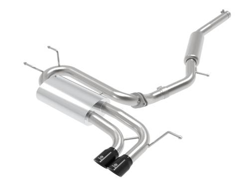 Afe - Advance Flow Engineering - 49-37005-B | AFE Power Takeda 2-1/2 IN 304 Stainless Steel Cat-Back Exhaust System w/ Black Tip (2016-2024 MX-5 Miata ND L4-2.0L)