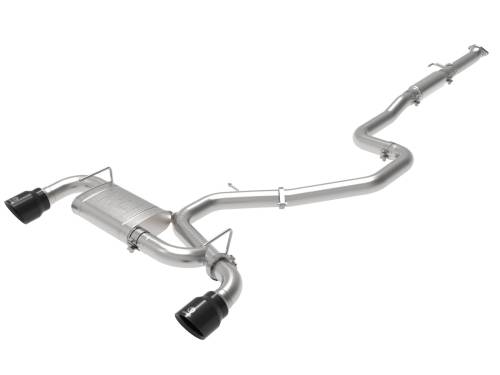 Afe - Advance Flow Engineering - 49-37010-B | AFE Power Takeda-ST 3 IN 304 Stainless Steel Cat-Back Exhaust System w/ Black Tips (2019-2020 Veloster N L4-2.0L t)