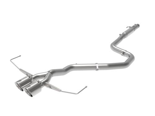 Afe - Advance Flow Engineering - 49-37011-P | AFE Power Takeda 3 IN to 2-1/2 IN 304 Stainless Steel Cat-Back Exhaust w/ Polished Tip (2019-2021 Veloster L4-1.6L t)