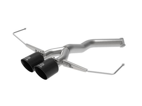 Afe - Advance Flow Engineering - 49-37012-B | AFE Power Takeda 3 IN to 2-1/2 IN 304 Stainless Steel Axle-Back Exhaust w/ Black Tip (2019-2021 Veloster L4-1.6L t)