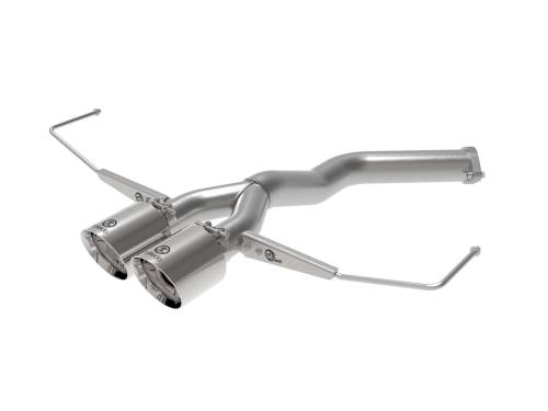 Afe - Advance Flow Engineering - 49-37012-P | AFE Power Takeda 3 IN to 2-1/2 IN 304 Stainless Steel Axle-Back Exhaust w/ Polished Tip (2019-2021 Veloster L4-1.6L t)