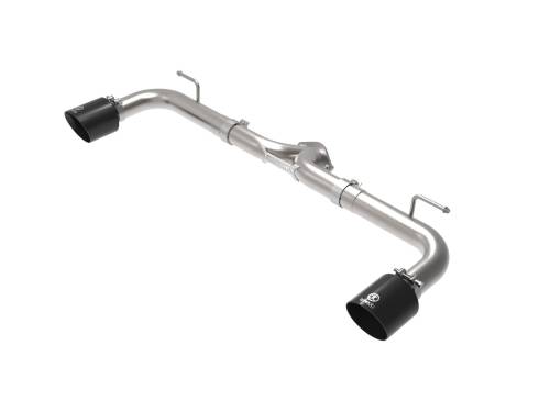 Afe - Advance Flow Engineering - 49-37014-B | AFE Power Takeda 2-1/2 IN 304 Stainless Steel Axle-Back Exhaust System w/ Black Tips (2014-2018 3 L4-2.0/2.5L)