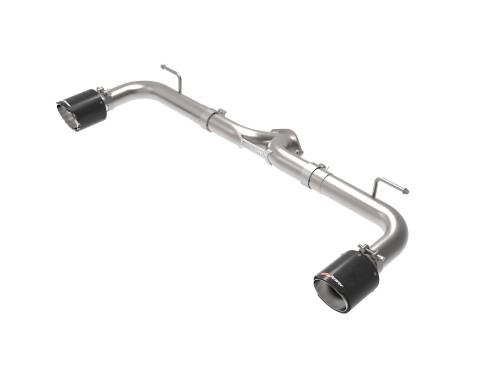 Afe - Advance Flow Engineering - 49-37014-C | AFE Power Takeda 2-1/2 IN 304 Stainless Steel Axle-Back Exhaust System w/ Carbon Fiber Tip (2014-2018 3 L4-2.0/2.5L)