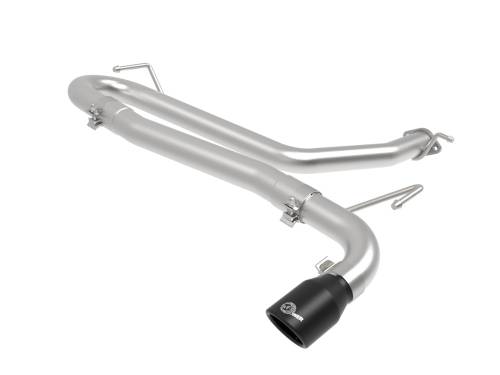 Afe - Advance Flow Engineering - 49-37017NM-B | AFE Power Takeda 2-1/2 IN 304 Stainless Steel Axle-Back Exhaust w/o Muffler Black Tips (2018-2023 Kona L4-1.6L t)