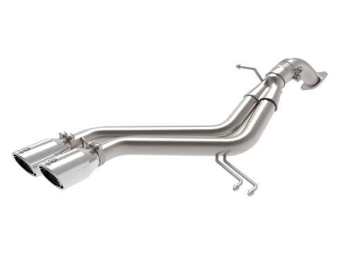Afe - Advance Flow Engineering - 49-37019-P | AFE Power Takeda 3 IN to 2-1/2 IN 304 Stainless Steel Axle-Back Exhaust w/ Polished Tip (2013-2017 Veloster L4-1.6L t)