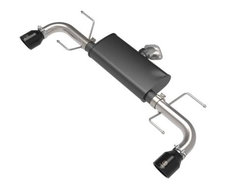 Afe - Advance Flow Engineering - 49-37021-B | AFE Power Takeda 2-1/2 IN 304 Stainless Steel Axle-Back Exhaust System w/ Black Tip (2017-2024 CX-5 L4-2.5/2.5L t)