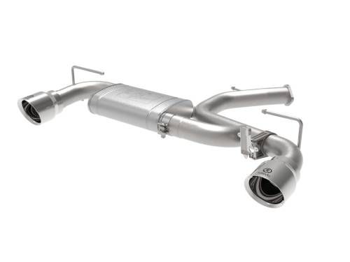 Afe - Advance Flow Engineering - 49-37029-P | AFE Power Takeda 3 IN 304 Stainless Steel Axle-Back Exhaust w/ Polished Tips (2021-2022 Veloster N L4-2.0L t)