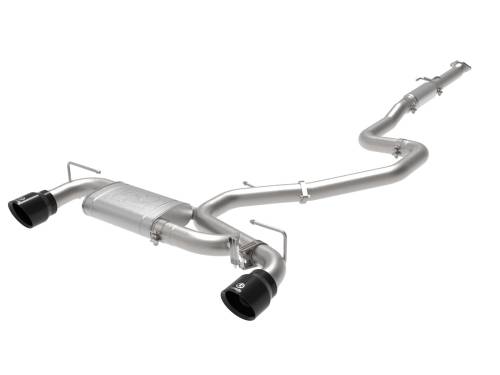 Afe - Advance Flow Engineering - 49-37030-B | AFE Power Takeda 3 IN 304 Stainless Steel Cat-Back Exhaust w/ Black Tips (2021-2022 Veloster N L4-2.0L t)