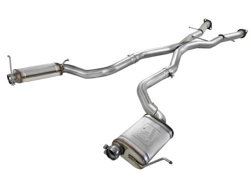 Afe - Advance Flow Engineering - 49-38058 | AFE Power MACH Force-Xp 3 IN 304 Stainless Steel Cat-Back Exhaust System (2012-2021 Grand Cherokee WK2 V8-6.4L/V8-6.2L sc)