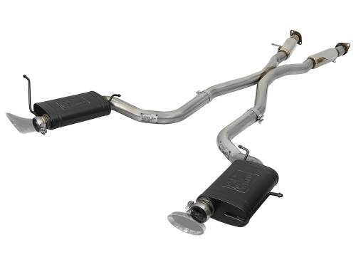 Afe - Advance Flow Engineering - 49-38059 | AFE Power MACH Force-Xp 3 IN 304 Stainless Steel Cat-Back Exhaust System w/ Resonator (2012-2021 Grand Cherokee WK2 V8-6.4L/V8-6.2L sc)