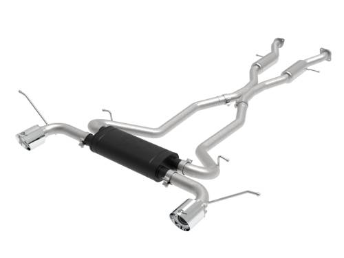 Afe - Advance Flow Engineering - 49-38085-P | AFE Power Vulcan Series 3 IN 304 Stainless Steel Cat-Back Exhaust System Polished (2011-2021 Grand Cherokee WK2 V8-5.7L)