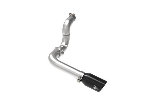 Afe - Advance Flow Engineering - 49-38092-B | AFE Power Large Bore-HD 3 IN 304 Stainless Steel DPF-Back Exhaust System w/Black Tip (2020-2023 Wrangler JL V6-3.0L td)