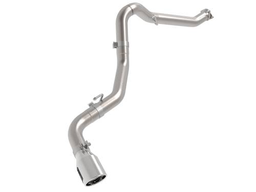 Afe - Advance Flow Engineering - 49-38093-P | AFE Power Vulcan Series 3 IN 304 Stainless Steel DPF-Back Exhaust System w/Polished Tip (2021-2023 Gladiator JT V6-3.0L td)
