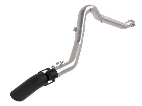 Afe - Advance Flow Engineering - 49-38094-B | AFE Power Vulcan Series 3 IN 304 Stainless DPF-Back Hi-Tuck Exhaust System w/ Black Tip (2021-2023 Gladiator JT V6-3.0L td)