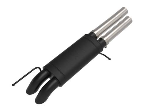 Afe - Advance Flow Engineering - 49-38099 | AFE Power ROCK BASHER 3 IN 304 Stainless Steel Cat-Back Exhaust System (2021-2024 Wrangler 392 JL V8-6.4L)
