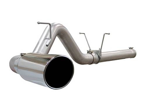 Afe - Advance Flow Engineering - 49-42006 | AFE Power Large Bore-HD 4 IN 409 Stainless Steel DPF-Back Exhaust System (2007-2012 Ram 2500, 3500 Pickup L6-6.7L td)