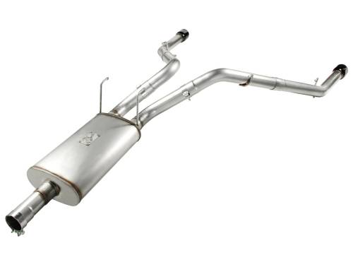 Afe - Advance Flow Engineering - 49-42013-B | AFE Power Mach Force-Xp 3 IN Cat-Back Exhaust System with Dual Gloss Black Tips (2009-2024 Ram 1500 Pickup V8-5.7L)