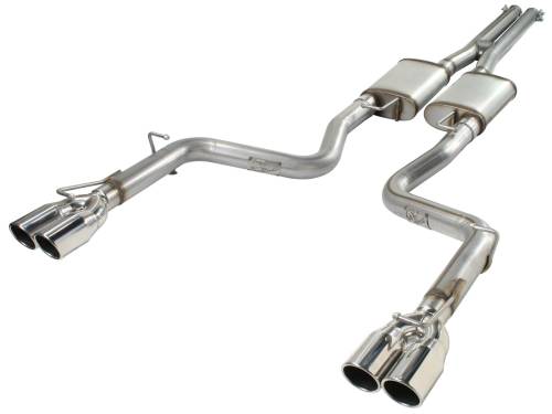 Afe - Advance Flow Engineering - 49-42017 | AFE Power MACH Force-Xp 3 IN 409 Stainless Steel Cat-Back Exhaust System (2009-2014 Challenger)