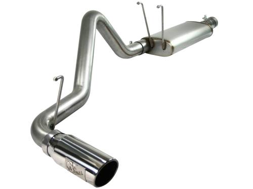 Afe - Advance Flow Engineering - 49-42031-P | AFE Power Mach Force-Xp 3 IN Cat-Back Exhaust System with Dual Polished Tips (2009-2024 Ram 1500 Pickup V8-5.7L)