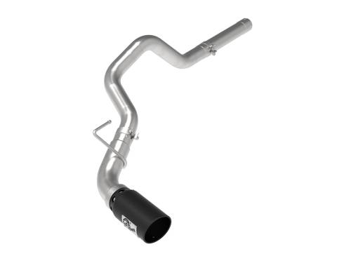 Afe - Advance Flow Engineering - 49-42065-B | AFE Power Large Bore-HD 3 IN 409 Stainless Steel DPF-Back Exhaust System w/Black Tip (2014-2019 Ram 1500 Pickup V6-3.0L td)