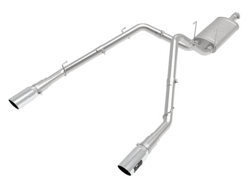 Afe - Advance Flow Engineering - 49-42074-P | AFE Power Apollo GT Series 3 IN 409 Stainless Steel Cat-Back Exhaust System w/ Polish Tip (2009-2024 Ram 1500 Pickup V8-5.7L)
