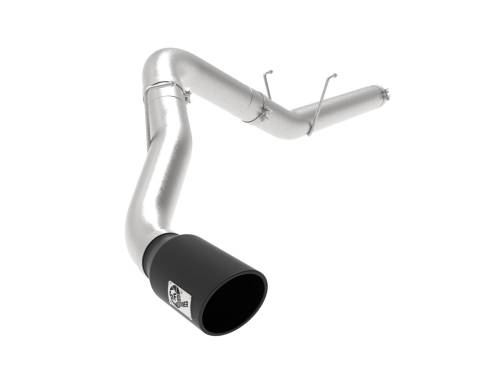 Afe - Advance Flow Engineering - 49-42075-B | AFE Power Large Bore-HD 5 IN 409 Stainless Steel DPF-Back Exhaust System w/Black Tip (2019-2024 Ram 2500, 3500 Pickup L6-6.7L td)
