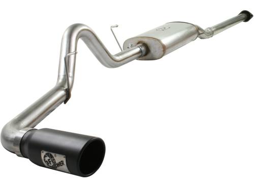 Afe - Advance Flow Engineering - 49-43015-B | AFE Power MACH Force-Xp 3 IN 409 Stainless Steel Cat-Back Exhaust System w/Black Tip (2009-2010 F150 Pickup V8-4.6/5.4L)