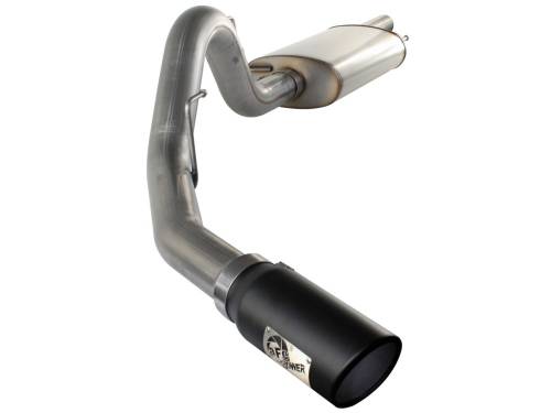 Afe - Advance Flow Engineering - 49-43037-B | AFE Power MACH Force-Xp 3-1/2 IN 409 Stainless Steel Cat-Back Exhaust System w/Black Tip (2010-2014 F150 Pickup V8-6.2L)
