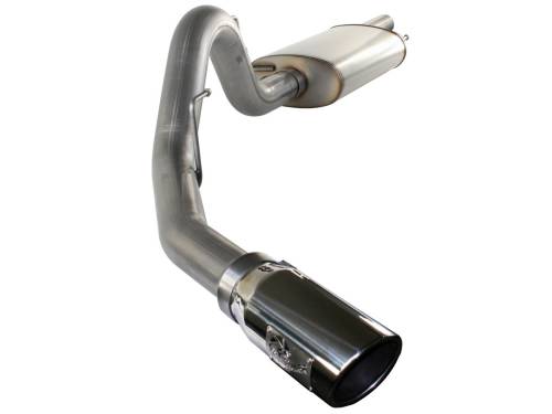 Afe - Advance Flow Engineering - 49-43037-P | AFE Power MACH Force-Xp 3-1/2 IN 409 Stainless Steel Cat-Back Exhaust System w/Polished Tip (2010-2014 F150 Pickup V8-6.2L)