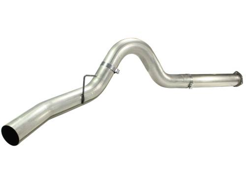 Afe - Advance Flow Engineering - 49-43055 | AFE Power Large Bore-HD 5 IN 409 Stainless Steel DPF-Back Exhaust System (2011-2014 F250, F350 Super Duty V8-6.7L td)