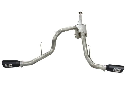 Afe - Advance Flow Engineering - 49-43056-B | AFE Power MACH Force-Xp 3 IN 409 Stainless Steel Cat-Back Exhaust System w/Black Tip (2011-2014 F150 Pickup V6-3.5L tt)