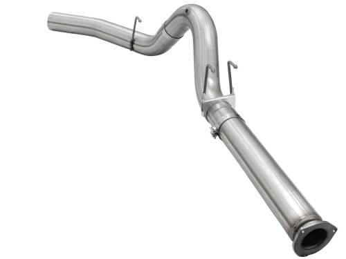 Afe - Advance Flow Engineering - 49-43064 | AFE Power Large Bore-HD 5 IN 409 Stainless Steel DPF-Back Exhaust System (2015-2016 F250, F350 Super Duty V8-6.7L td)