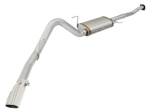 Afe - Advance Flow Engineering - 49-43068-P | AFE Power MACH Force-Xp 3 IN to 3-1/2 IN 409 Stainless Steel Cat-Back Exhaust w/Polish Tip (2015-2020 F150 Pickup V6-2.7L/3.5L tt)