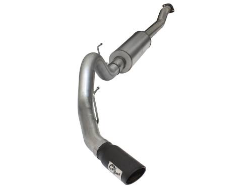 Afe - Advance Flow Engineering - 49-43069-B | AFE Power MACH Force-Xp 4 IN Stainless Steel Cat-Back Exhaust System w/Black Tip (2015-2020 F150 Pickup V6-2.7L/3.5L tt)
