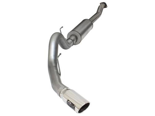 Afe - Advance Flow Engineering - 49-43069-P | AFE Power MACH Force-Xp 4 IN 409 Stainless Steel Cat-Back Exhaust System w/Polished Tip (2015-2020 F150 Pickup V6-2.7L/3.5L tt)
