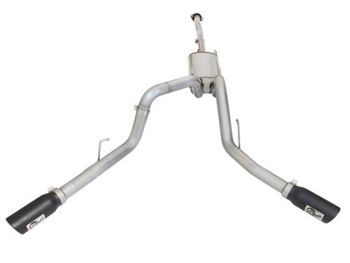Afe - Advance Flow Engineering - 49-43070-P | AFE Power MACH Force-Xp 3 IN 409 Stainless Steel Cat-Back Exhaust System w/Polished Tip (2015-2020 F150 Pickup V6-2.7L/3.5L tt)