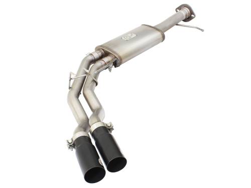 Afe - Advance Flow Engineering - 49-43071-B | AFE Power Rebel Series 3 IN to 2-1/2 IN 409 Stainless Steel Cat-Back Exhaust w/Black Tip (2010-2014 F150 Pickup V8-6.2L)
