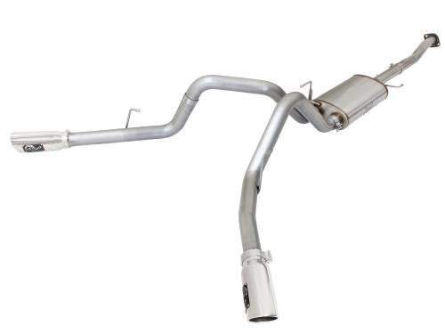 Afe - Advance Flow Engineering - 49-43074-P | AFE Power MACH Force-Xp 3 IN 409 Stainless Steel Cat-Back Exhaust System w/Polished Tip (2015-2020 F150 Pickup V8-5.0L)