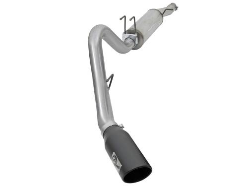 Afe - Advance Flow Engineering - 49-43086-B | AFE Power MACH Force-Xp 409 Stainless Steel Cat-Back Exhaust System w/ Black Tip (2017-2024 F250, F350 Super Duty V8-6.2/7.3L)