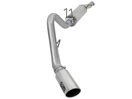 Afe - Advance Flow Engineering - 49-43086-P | AFE Power MACH Force-Xp 409 Stainless Steel Cat-Back Exhaust System w/ Polished Tip (2017-2024 F250, F350 Super Duty V8-6.2/7.3L)