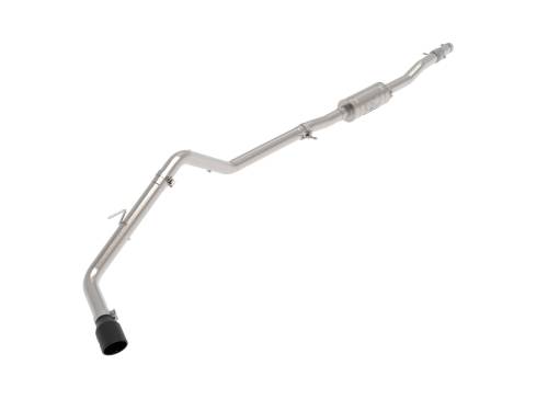 Afe - Advance Flow Engineering - 49-43115-B | AFE Power Apollo GT Series 3 IN 409 Stainless Steel Cat-Back Exhaust System w/ Black Tip (2019-2023 Ranger L4-2.3L t)