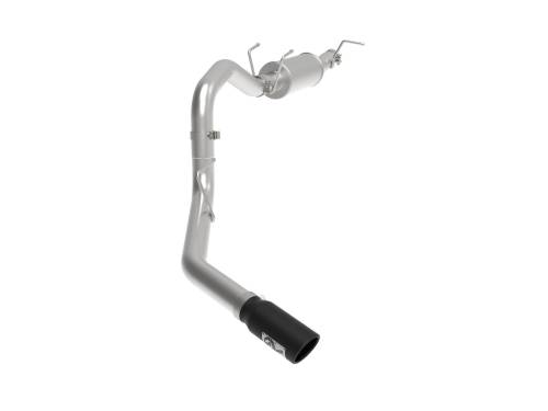 Afe - Advance Flow Engineering - 49-43116-B | AFE Power Apollo GT Series 3-1/2 IN Stainless Steel Axle-Back Exhaust System w/ Black Tip (2017-2024 F250, F350 Super Duty V8-6.2/7.3L)