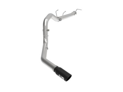 Afe - Advance Flow Engineering - 49-43116NM-B | AFE Power Apollo GT Series 3-1/2 IN Stainless Steel Axle-Back Exhaust System w/ Black Tip (2017-2024 F250, F350 Super Duty V8-6.2/7.3L)